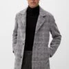 S.Oliver Mit Reverskragen - Halflange Jas - Grey Check 2 S.Oliver Mit Reverskragen - Halflange Jas - Grey Check -Jack and Jones Verkoopwinkel 36a4f653d49c4a2fae2706af0af1bf47