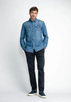 Petrol Industries Overhemd - Light Indigo -Jack and Jones Verkoopwinkel 36cda98aa3a54abeb89ce72cc5bf4d6b