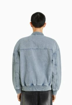 BERSHKA Spijkerjas - Blue -Jack and Jones Verkoopwinkel 3739f7dfc8c84e778bb5f9544b79cbf8