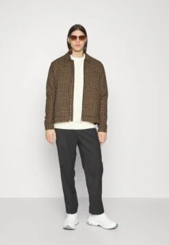 Les Deux Manuel Houndstooth Jacket - Winterjas - Coffee Brown -Jack and Jones Verkoopwinkel 37da242accc54a8e9f040221eb370554