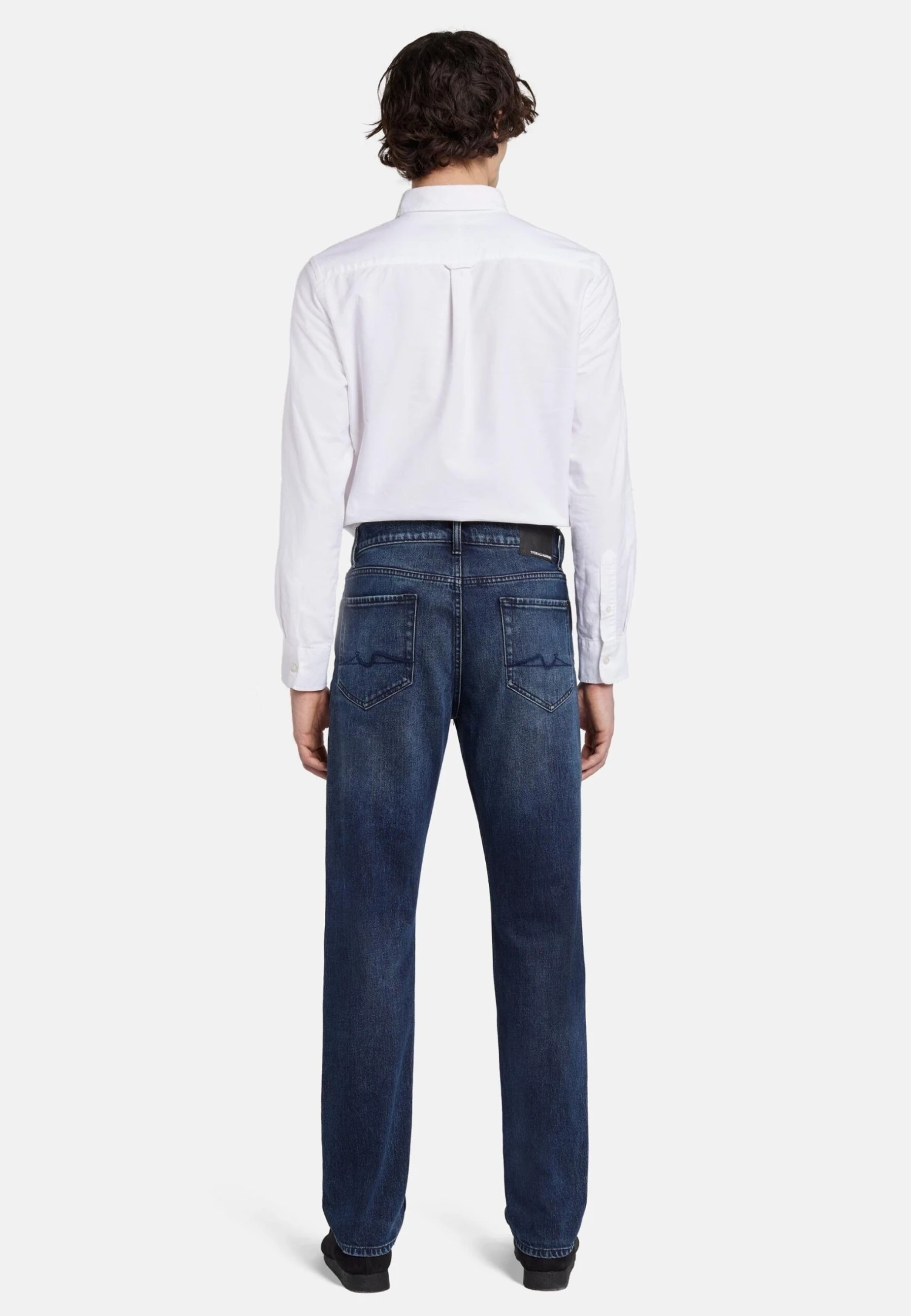 7 For All Mankind Slimmy - Straight Leg Jeans - Dark Blue 5 7 For All Mankind Slimmy - Straight Leg Jeans - Dark Blue - Afbeelding 3