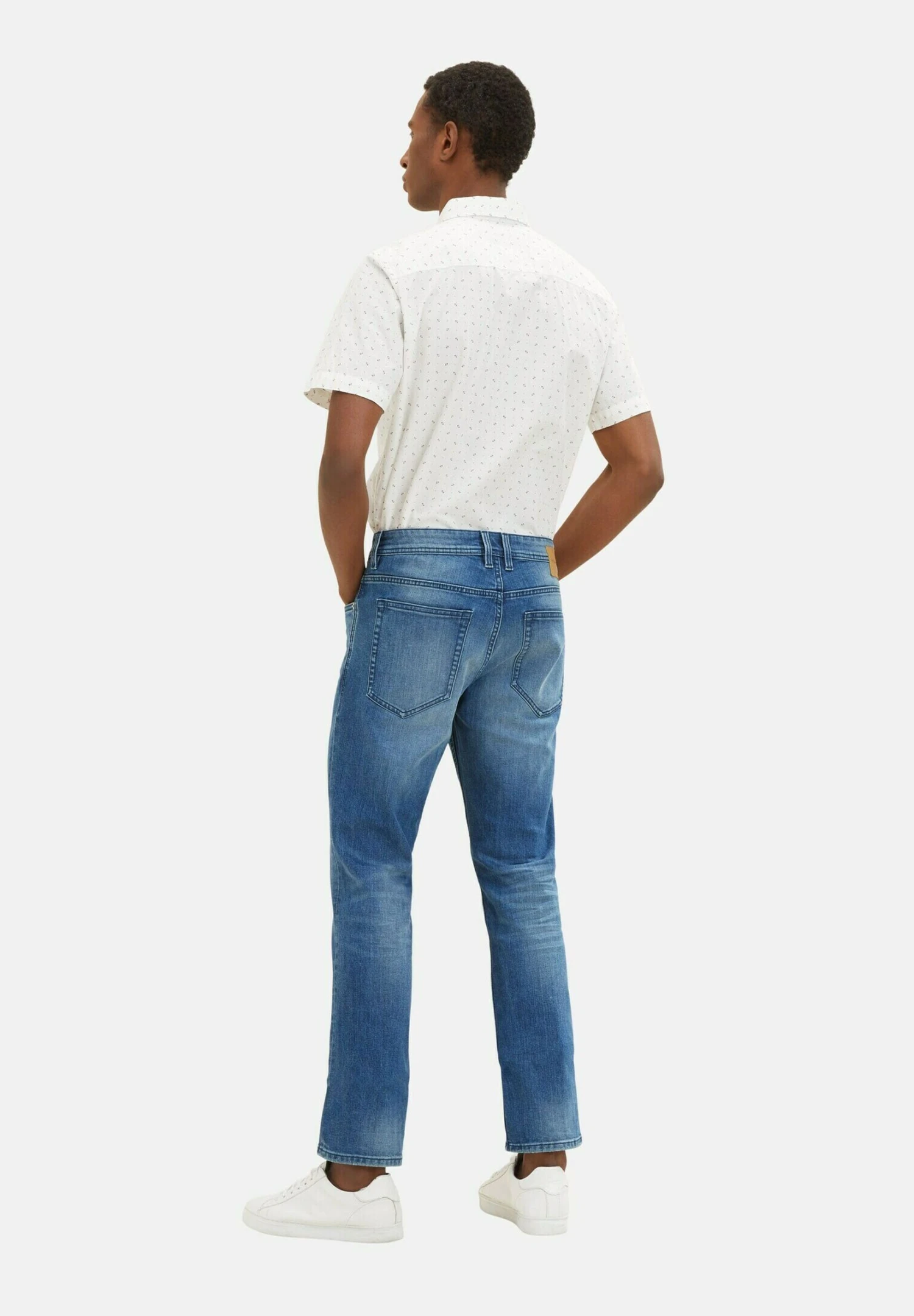 Tom Tailor Josh Coolmaxa - Straight Leg Jeans - Used Mid Stone Blue Denim 5 Tom Tailor Josh Coolmaxa - Straight Leg Jeans - Used Mid Stone Blue Denim - Afbeelding 3