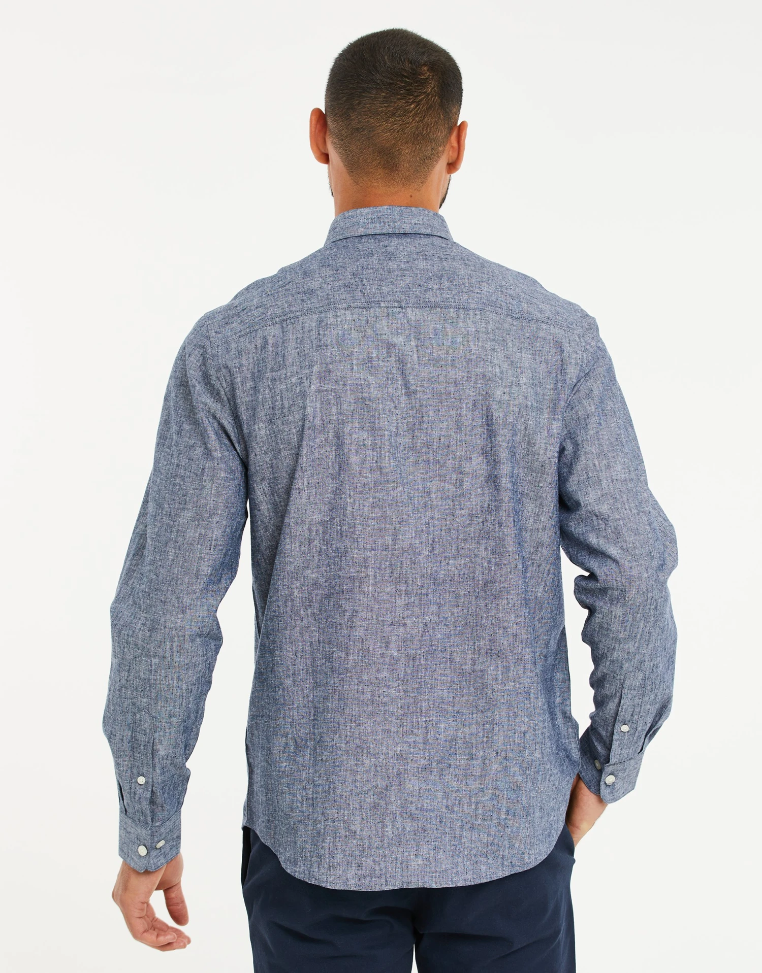Threadbare Thbbale - Overhemd - Denim Blue 5 Threadbare Thbbale - Overhemd - Denim Blue - Afbeelding 3