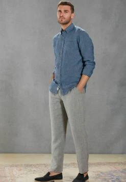 Next Signature Leomaster Italian Delave DrawstringReg - Broek - Grey -Jack and Jones Verkoopwinkel 38d414014d73476e93444d49d3816e1f