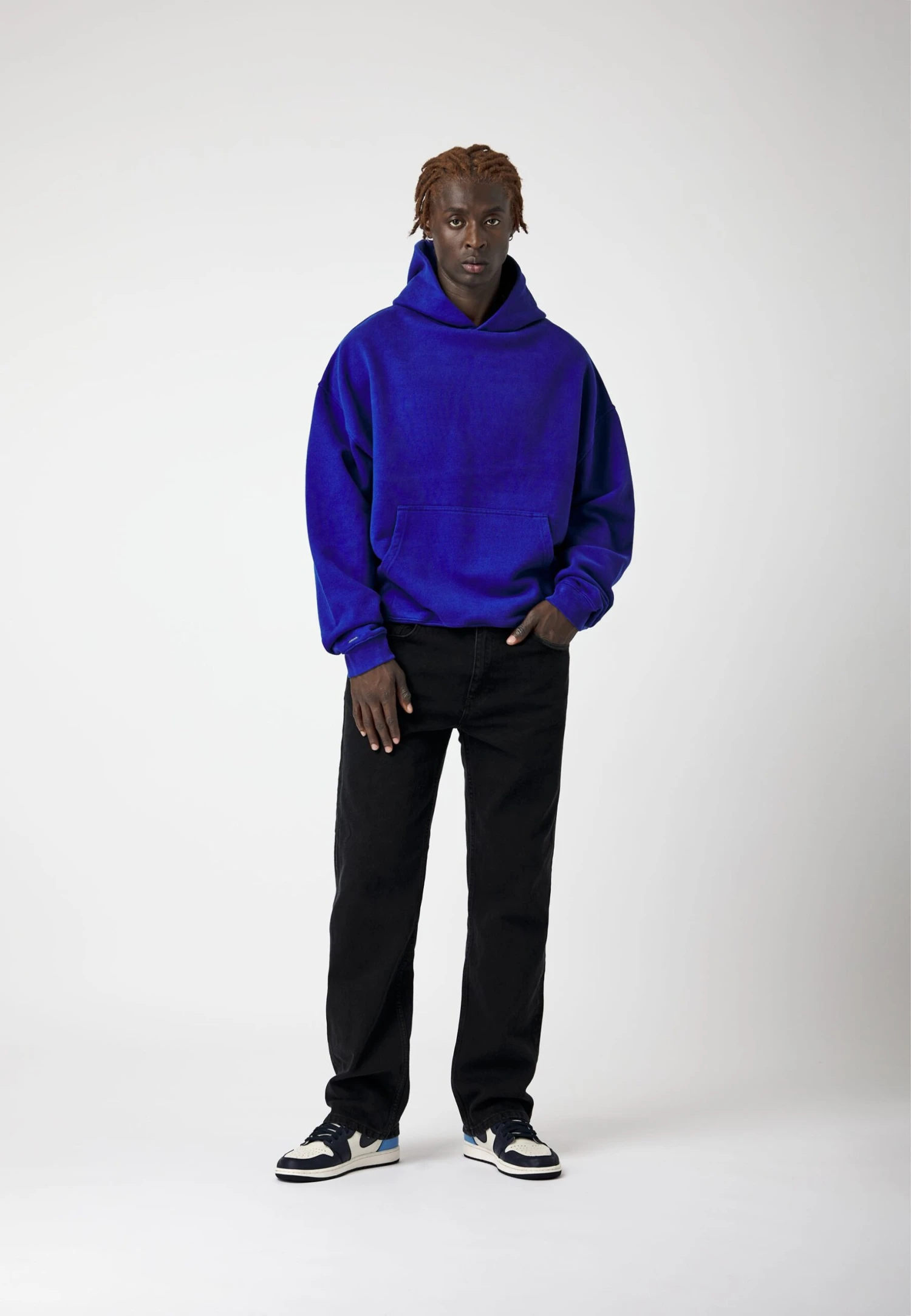 Distressed - Relaxed Fit Jeans - Black Washed 4 Distressed - Relaxed Fit Jeans - Black Washed - Afbeelding 2