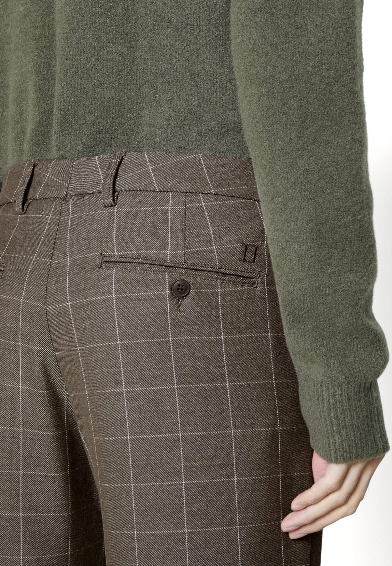 Les Deux Como Check Suit Pants - Broek - Mountain Grey/Ivory 7 Les Deux Como Check Suit Pants - Broek - Mountain Grey/Ivory - Afbeelding 5