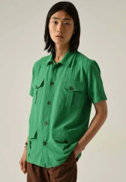 Short Sleeve - Overhemd - Green -Jack and Jones Verkoopwinkel 3971fe22f9194ba495a666c38aafa396