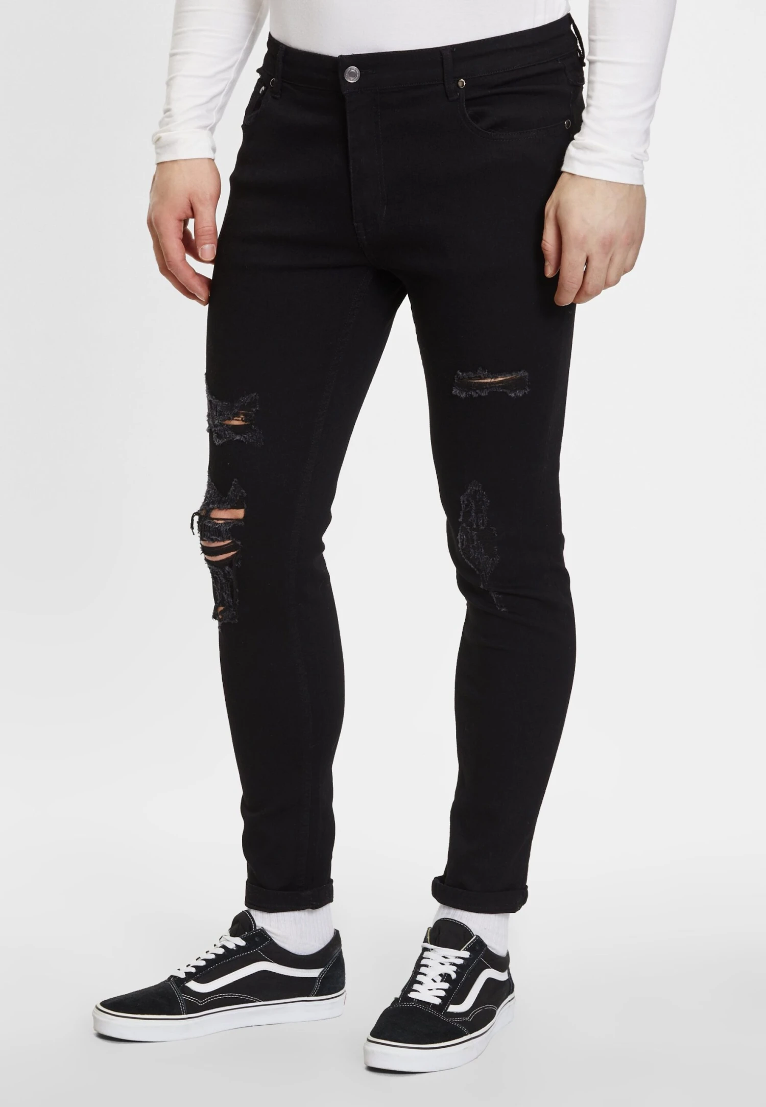 Zane- Jeans Skinny Fit - Black 3 Zane- Jeans Skinny Fit - Black