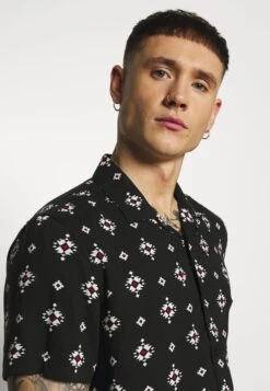 BRAVE SOUL Overhemd - Black/Multi -Jack and Jones Verkoopwinkel 3a2cd3abebdf4abeaa0b7d61142ad57e