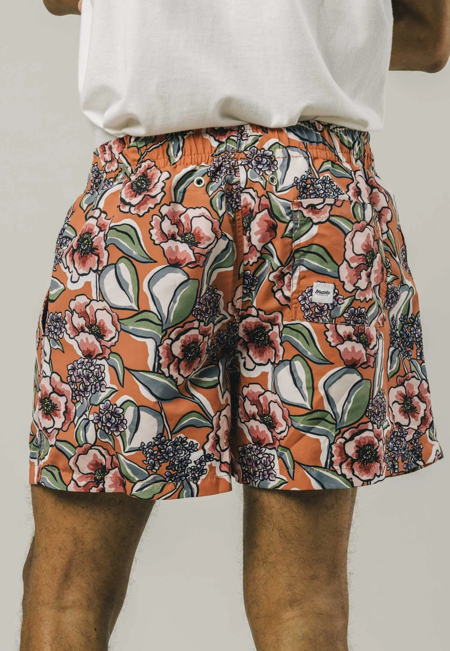 Brava Fabrics Sorrento Chili - Zwemshorts - Red 4 Brava Fabrics Sorrento Chili - Zwemshorts - Red - Afbeelding 2