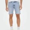 Only & Sons Jeansshort - Light Blue Denim -Jack and Jones Verkoopwinkel 3afd85bcaffb4303896decdfed5b4cf6