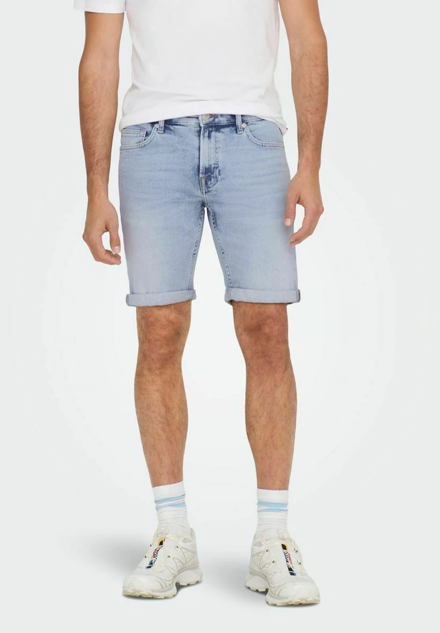 Only & Sons Jeansshort - Light Blue Denim 3 Only & Sons Jeansshort - Light Blue Denim