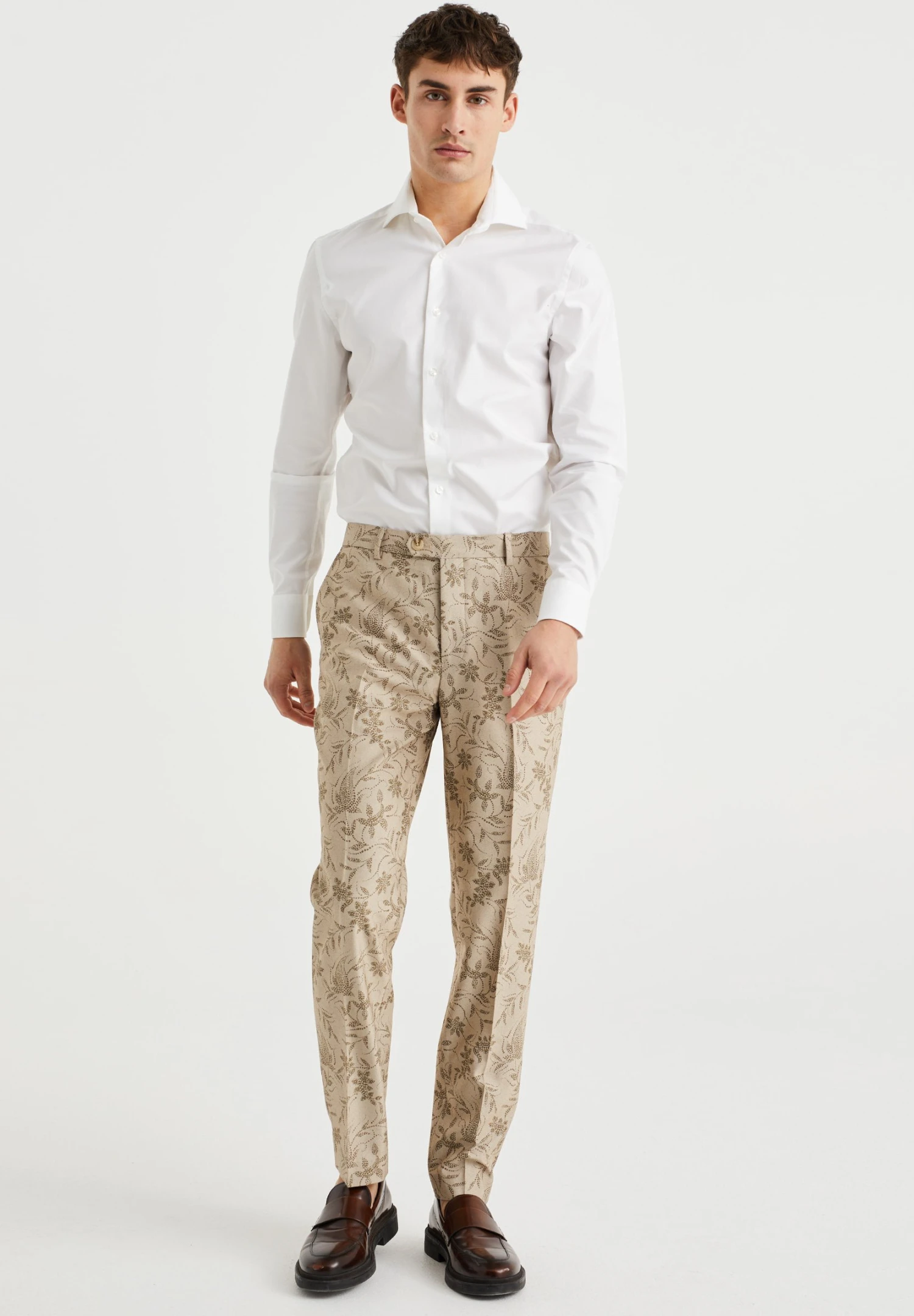 WE FASHION Met Dessin - Broek - Beige 4 WE FASHION Met Dessin - Broek - Beige - Afbeelding 2