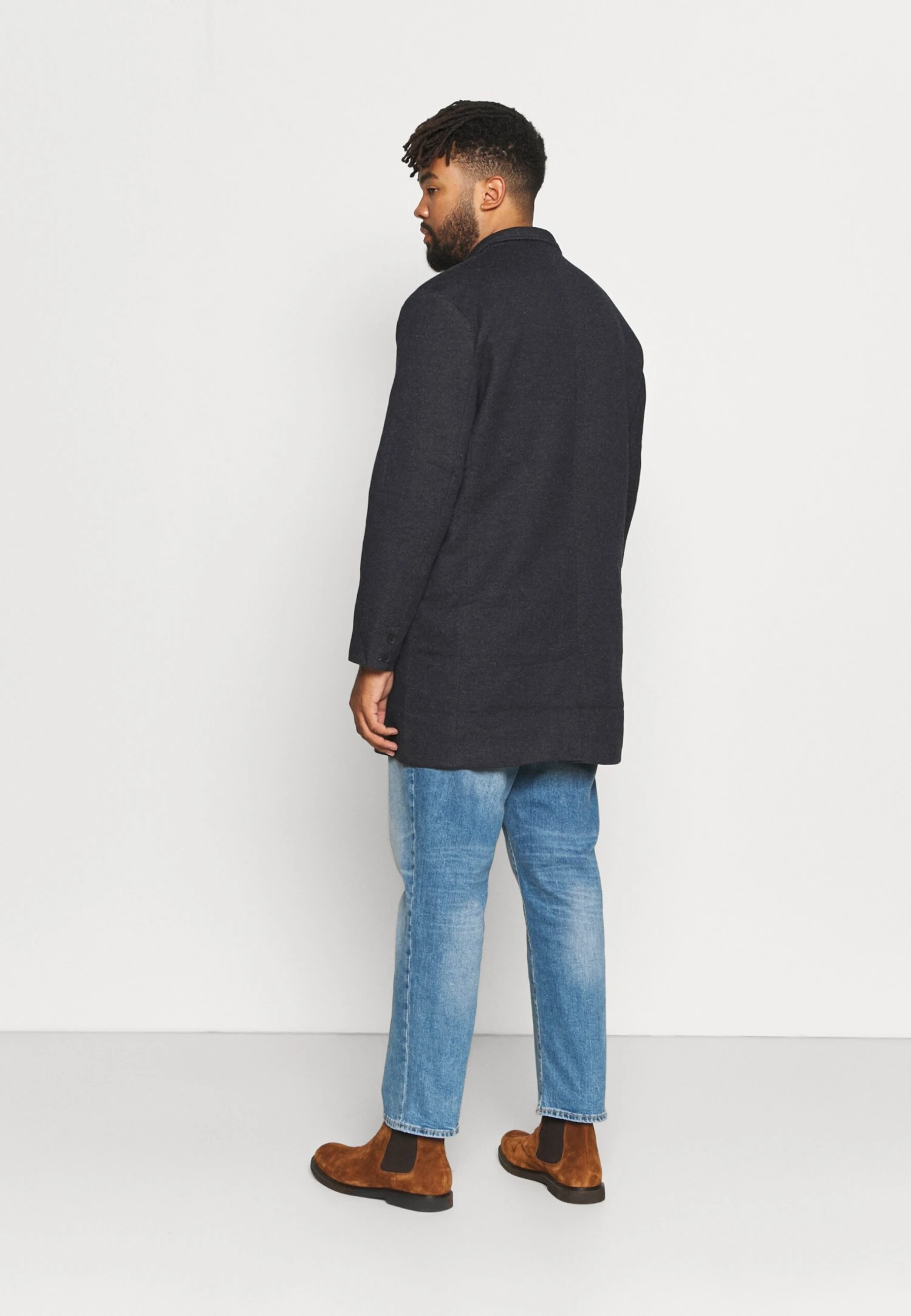 Only & Sons Onsjulian King Coat- Halflange Jas - Melange 5 Only & Sons Onsjulian King Coat- Halflange Jas - Melange - Afbeelding 3