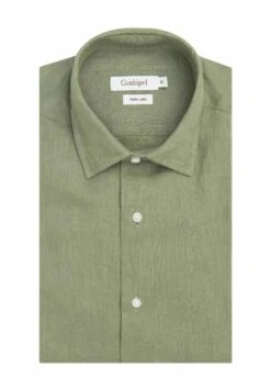 Pure- Overhemd - Verde Militare -Jack and Jones Verkoopwinkel 3b70c078b0cc4d26afa784091bd54d3a