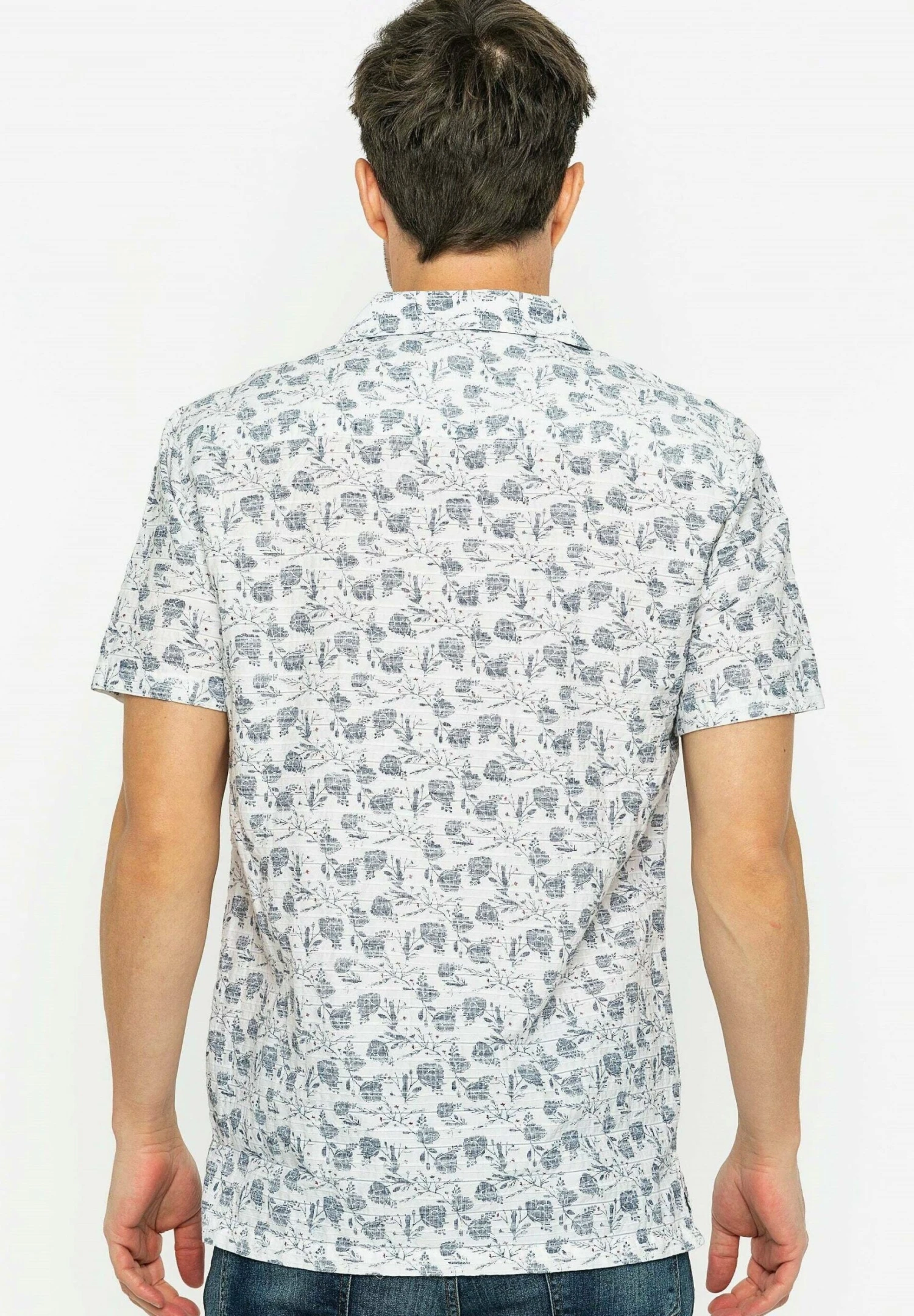 Overhemd - White Navy 4 Overhemd - White Navy - Afbeelding 2