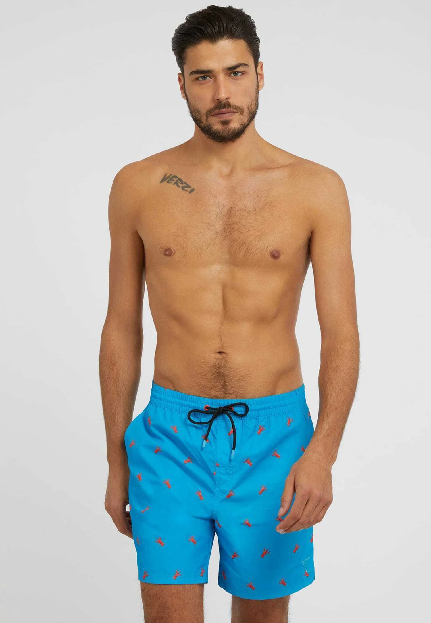 Guess Mit Allover-Print - Zwemshorts - Himmelblau 3 Guess Mit Allover-Print - Zwemshorts - Himmelblau