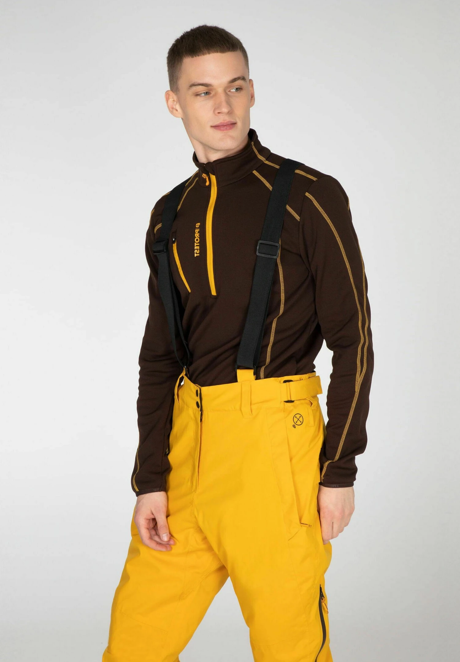 Protest Snow Miikka - Broek - Dark Yellow 8 Protest Snow Miikka - Broek - Dark Yellow - Afbeelding 6