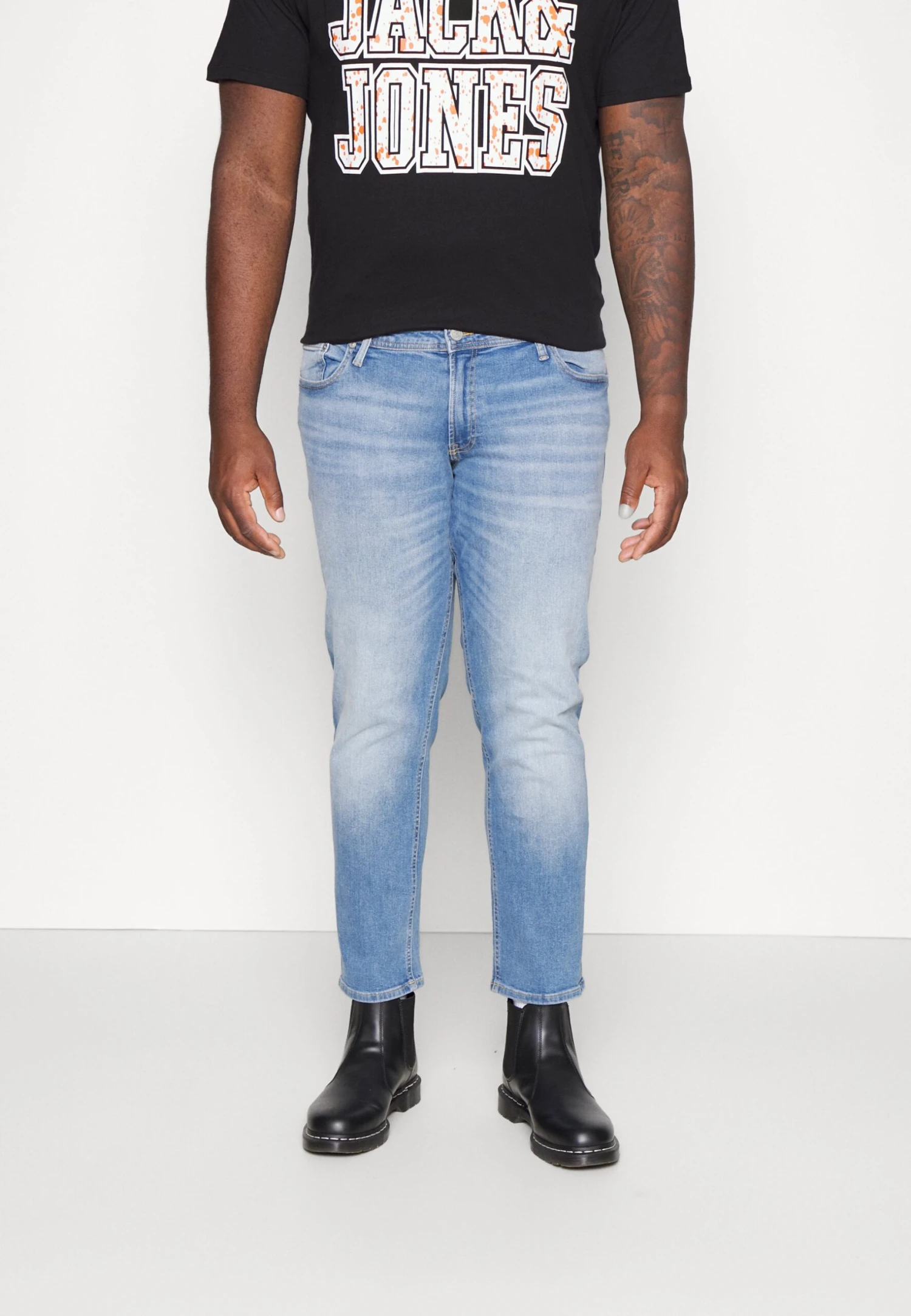 Jack & Jones Jjitim Jjoriginal - Slim Fit Jeans - Blue Denim 3 Jack & Jones Jjitim Jjoriginal - Slim Fit Jeans - Blue Denim