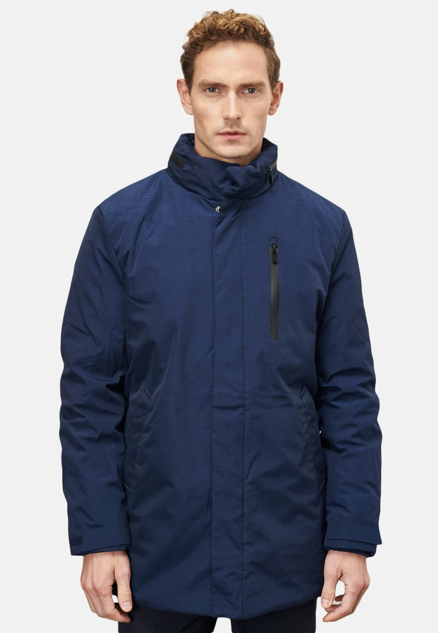 Standard Fit- Winterjas - Navy Blue 3 Standard Fit- Winterjas - Navy Blue