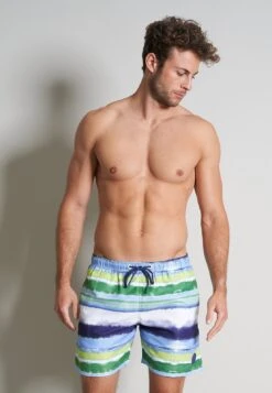 Zwemshorts - Blau Mittel Multicolor