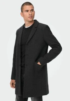 Only & Sons Halflange Jas - Dark Grey Melange 13 Only & Sons Halflange Jas - Dark Grey Melange -Jack and Jones Verkoopwinkel 3f03d2f87b9a49368bb4f4ec9fdf4741