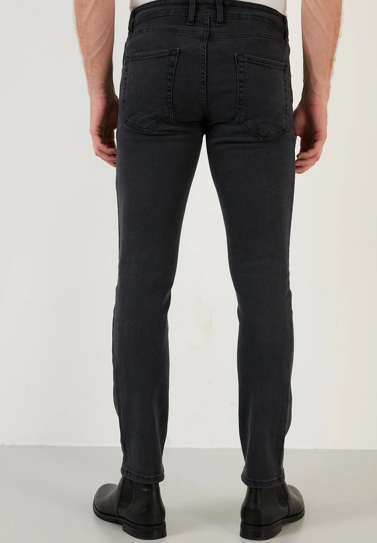 Slim Fit Jeans - Grey 5 Slim Fit Jeans - Grey - Afbeelding 3