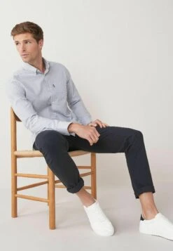 Next Easy Iron Button Down Oxford - Overhemd - Blue -Jack and Jones Verkoopwinkel 3fe49e5a57f5447fb9a6a34972efb81f