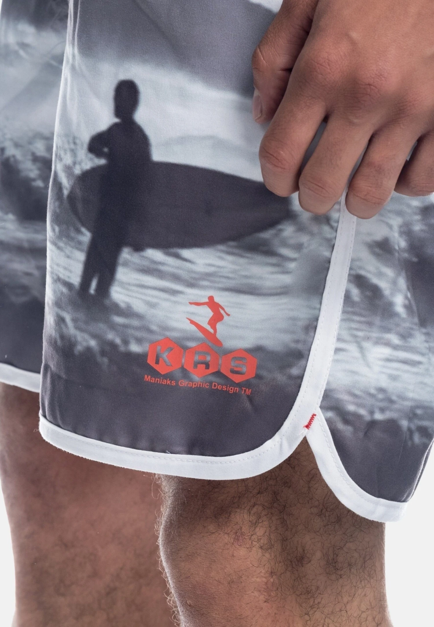 Koroshi Zwemshorts - Gris Grey 6 Koroshi Zwemshorts - Gris Grey - Afbeelding 4