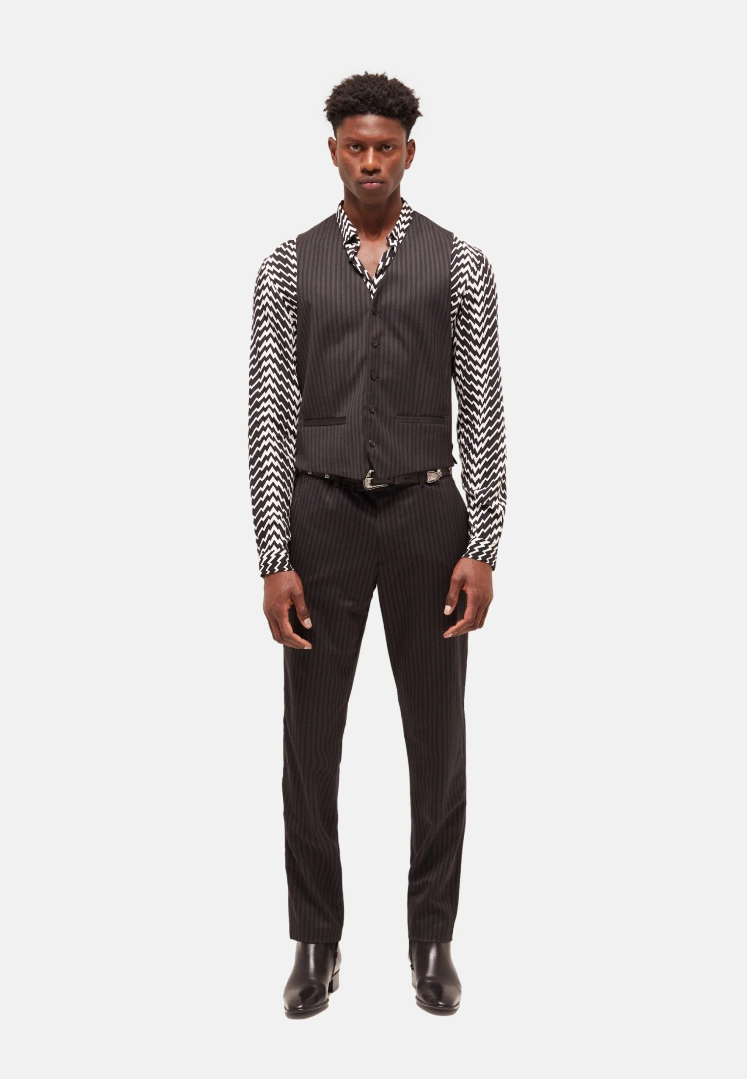 THE KOOPLES Bodywarmer - Black/Grey 3 THE KOOPLES Bodywarmer - Black/Grey