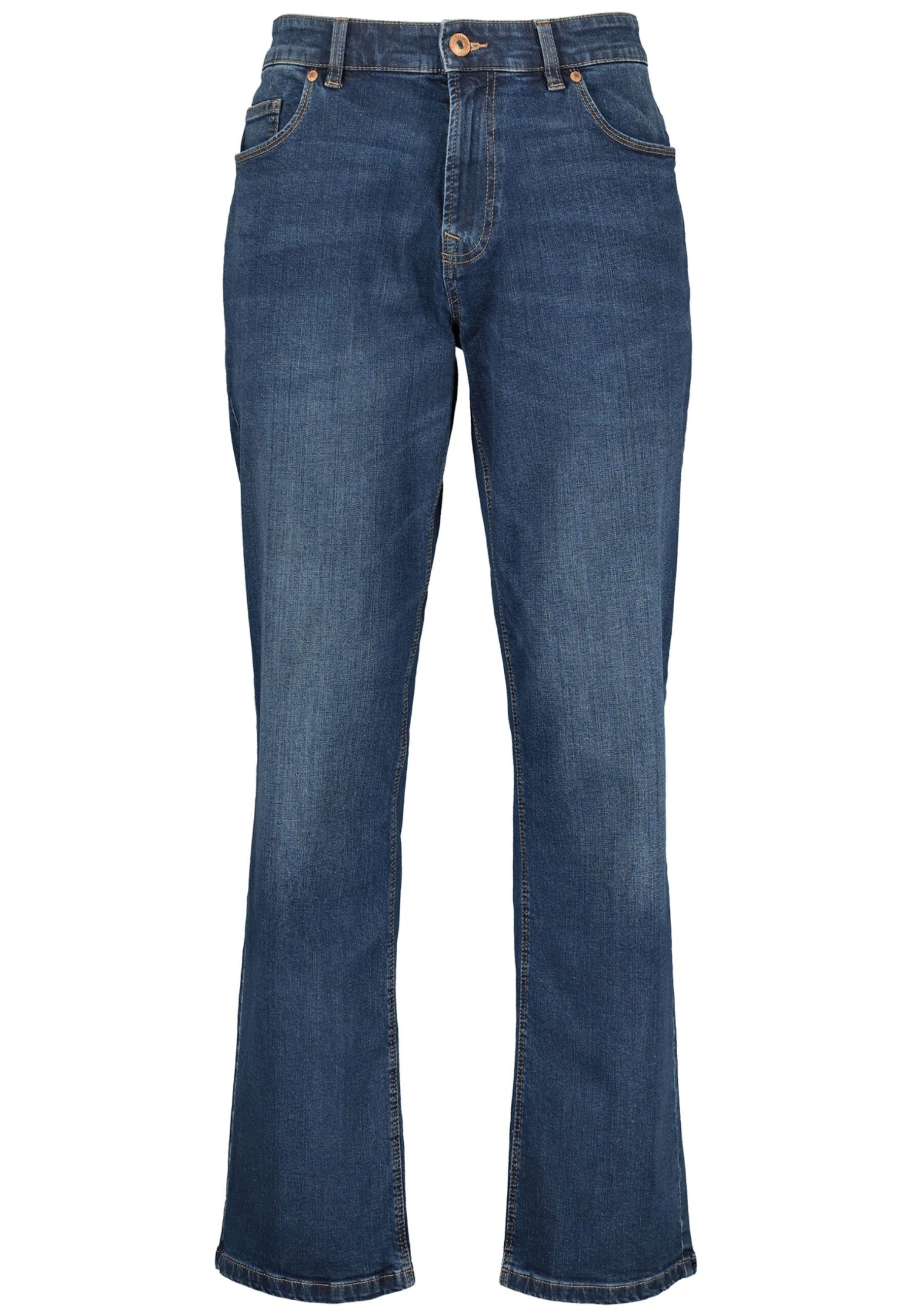 Next Relaxed Fit Jeans - Mottled Blue 6 Next Relaxed Fit Jeans - Mottled Blue - Afbeelding 4