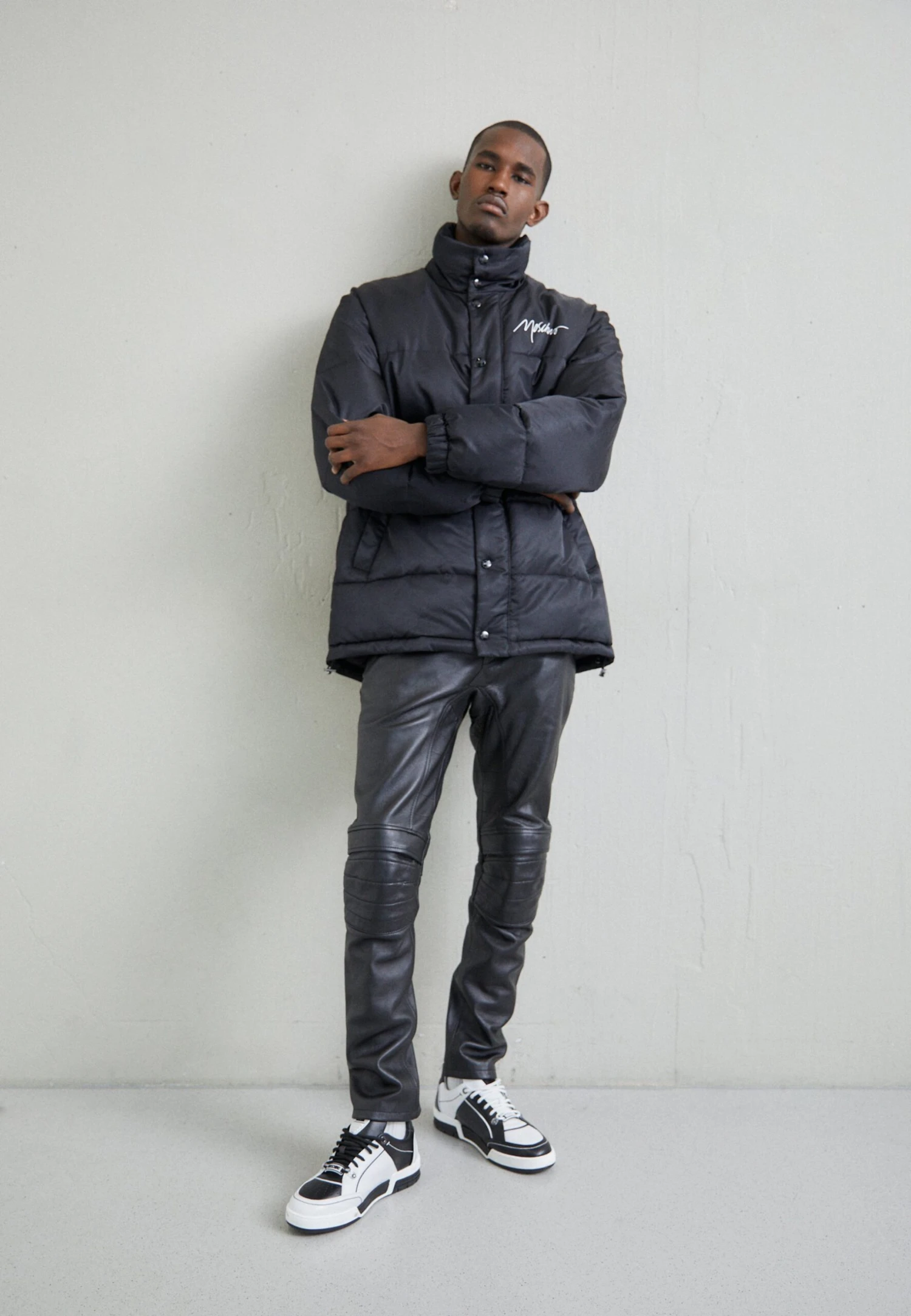 MOSCHINO Long Jacket - Winterjas - Fantasy Black 4 MOSCHINO Long Jacket - Winterjas - Fantasy Black - Afbeelding 2