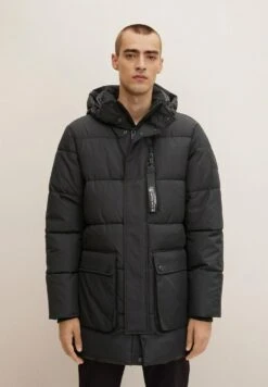 Tom Tailor Mit Kapuze  - Winterjas - Black