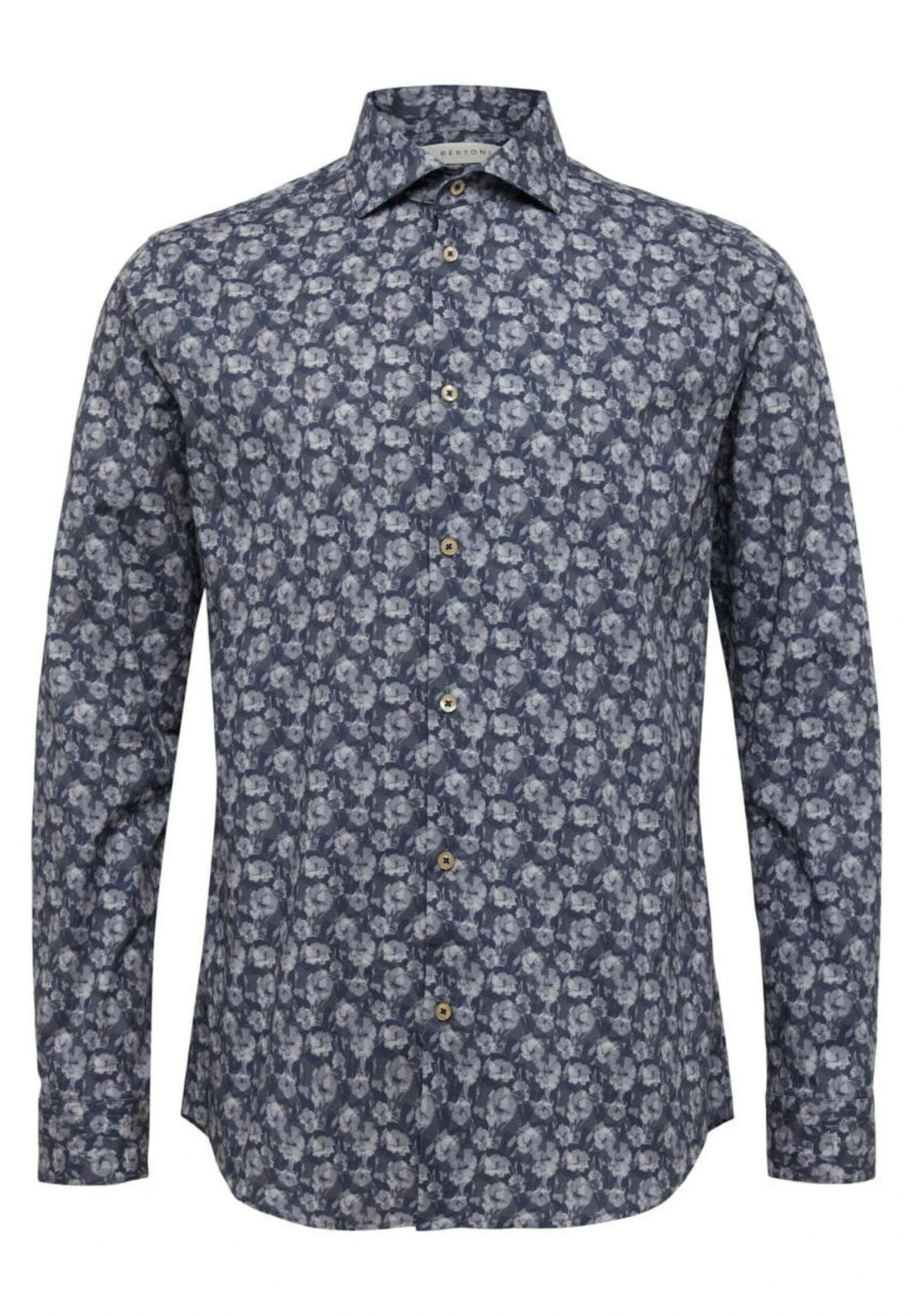 Bertoni Egil - Overhemd - Blue 7 Bertoni Egil - Overhemd - Blue - Afbeelding 5