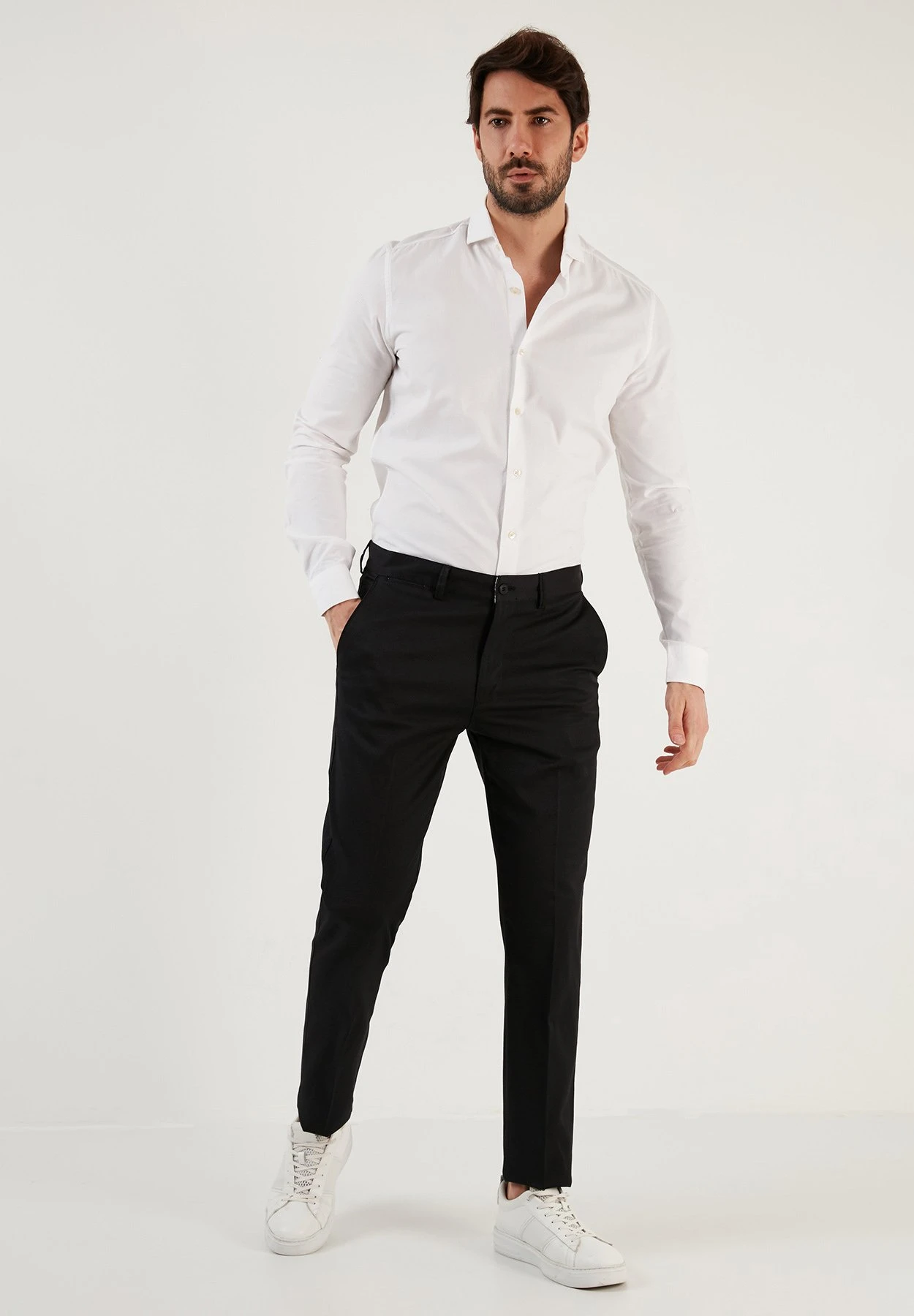 Regular Fit - Broek - Black 4 Regular Fit - Broek - Black - Afbeelding 2