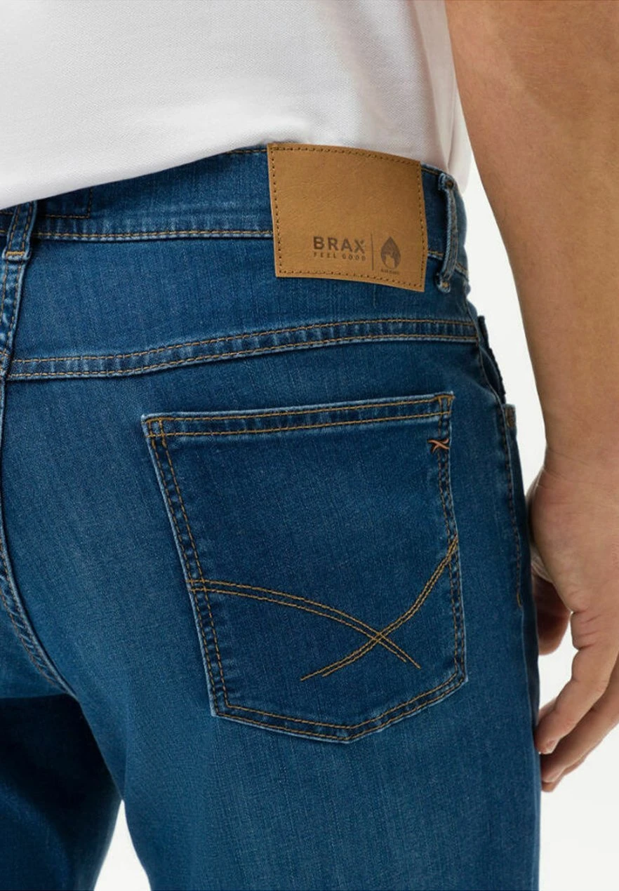 BRAX Style Cooper - Straight Leg Jeans - Mid Blue Used 7 BRAX Style Cooper - Straight Leg Jeans - Mid Blue Used - Afbeelding 5