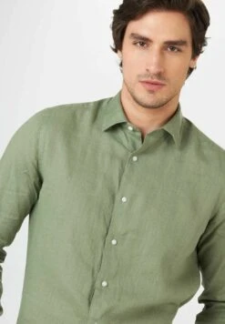 Pure- Overhemd - Verde Militare -Jack and Jones Verkoopwinkel 434a0f83b77f4be0913c8a573cbbff2d