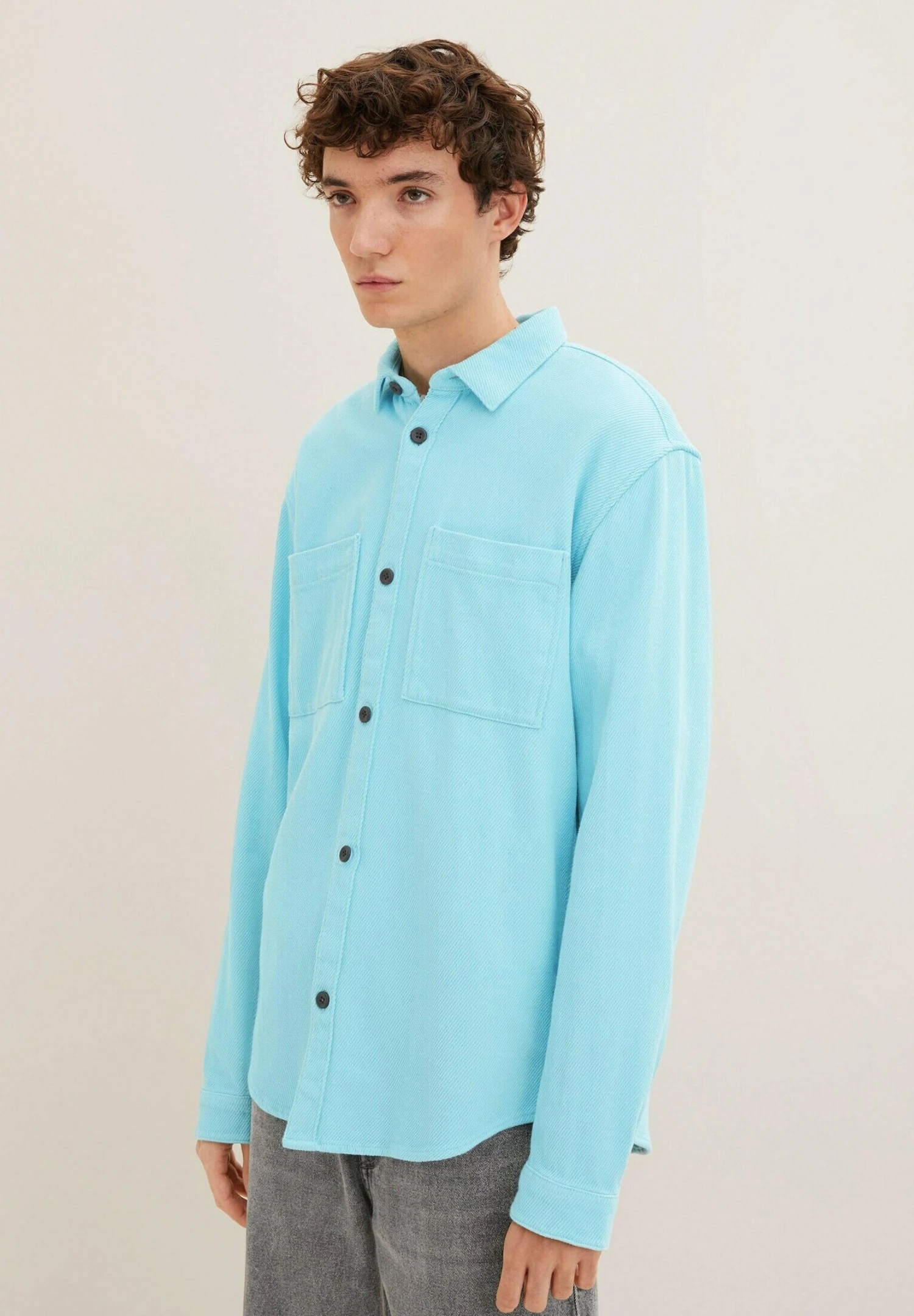 TOM TAILOR Denim Relaxed Fit - Overhemd - Antigua Blue 3 TOM TAILOR Denim Relaxed Fit - Overhemd - Antigua Blue