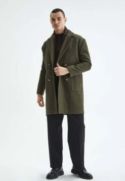 Mantel - Khaki -Jack and Jones Verkoopwinkel 439a0b48753c4c92af06cad88990b408