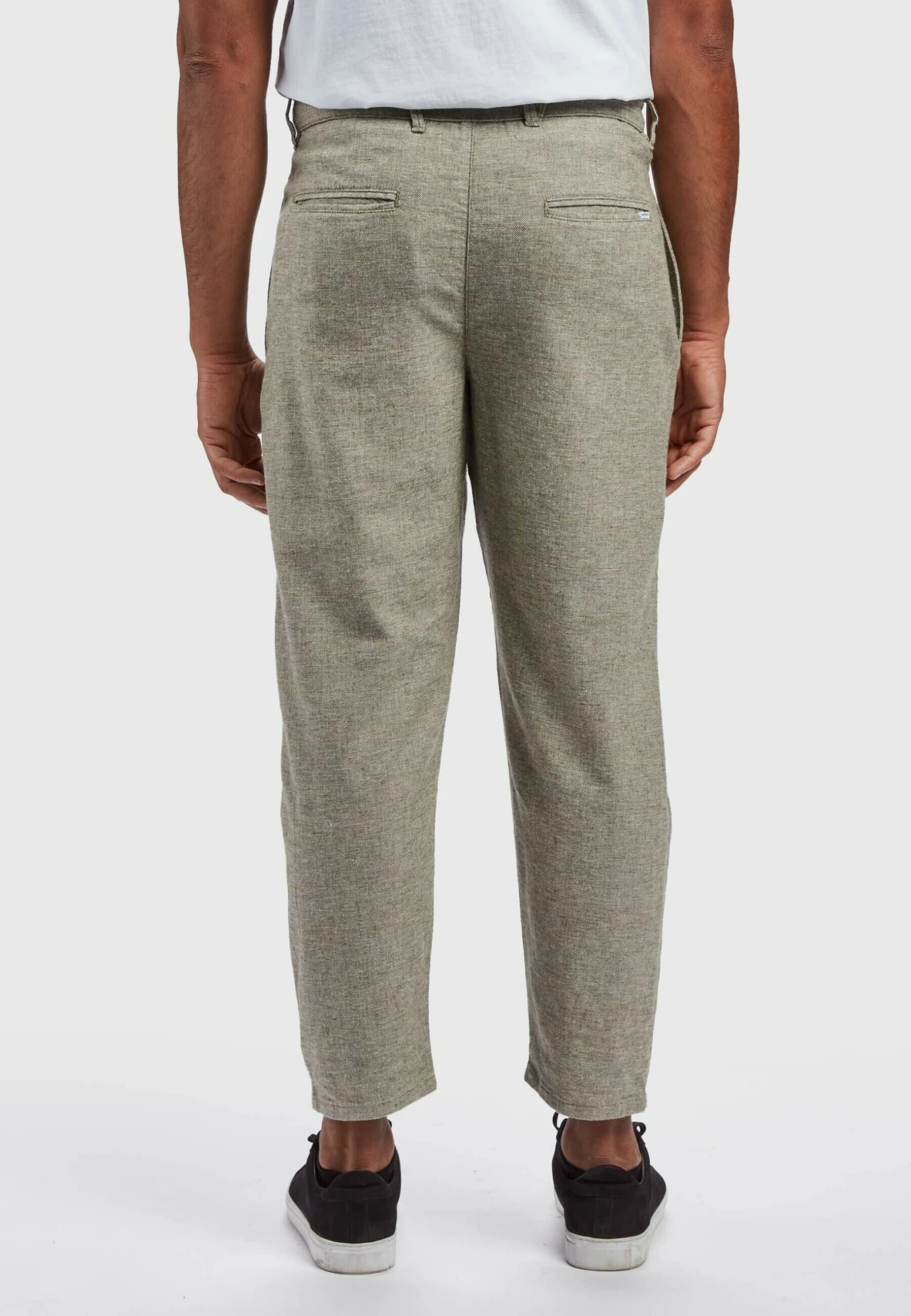 Gabba Firenze Grid- Chino - Deep Lichen Green 5 Gabba Firenze Grid- Chino - Deep Lichen Green - Afbeelding 3