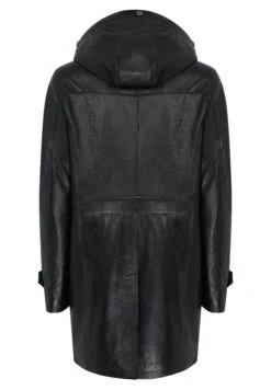 Hooded Leather Coat - Trenchcoat - Black 12 Hooded Leather Coat - Trenchcoat - Black -Jack and Jones Verkoopwinkel 43d05f79bc5d4675936e3c08c4a02234