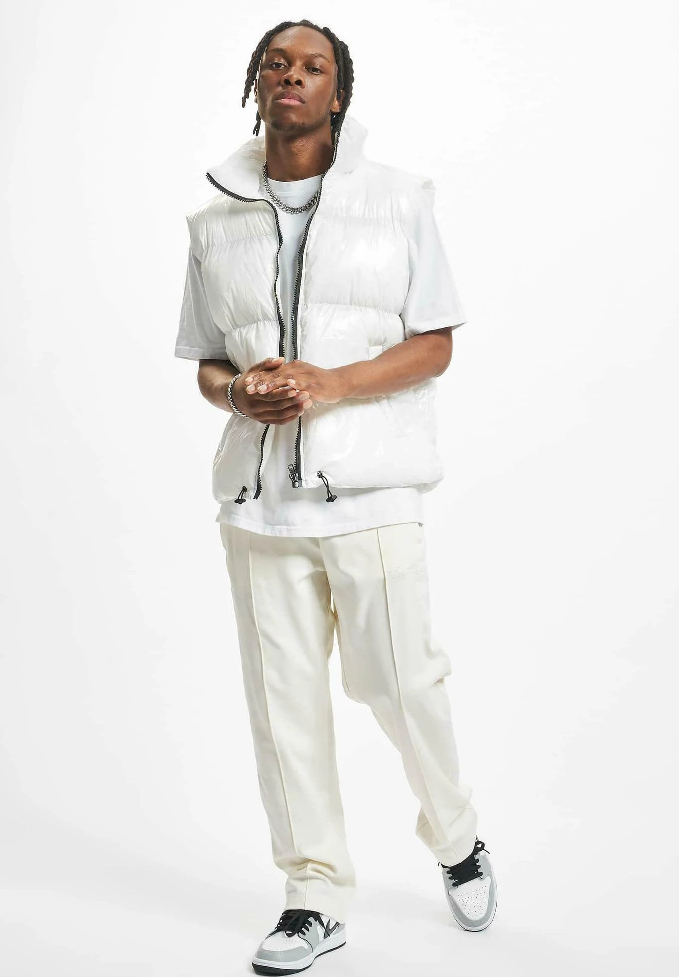 DEF Shiny Puffer- Bodywarmer - White 4 DEF Shiny Puffer- Bodywarmer - White - Afbeelding 2