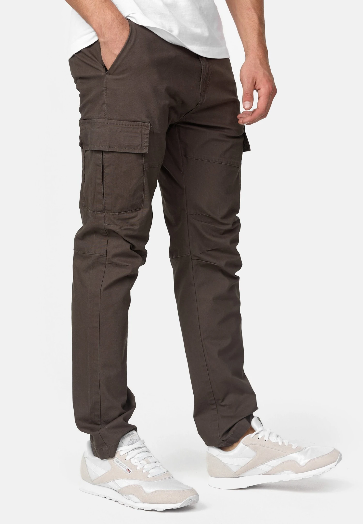 Indicode Jeans Cargobroek - Anthracite 6 Indicode Jeans Cargobroek - Anthracite - Afbeelding 4