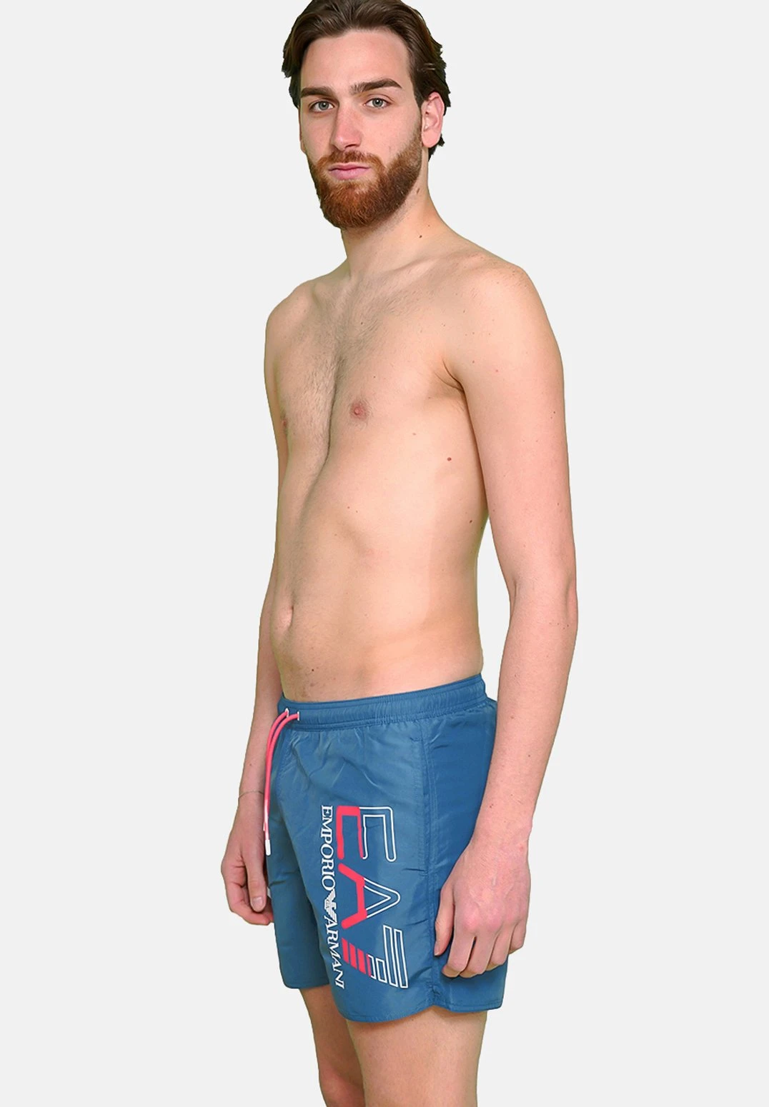 EA7 Emporio Armani Con Logo Bicolor- Zwemshorts - Blue 5 EA7 Emporio Armani Con Logo Bicolor- Zwemshorts - Blue - Afbeelding 3