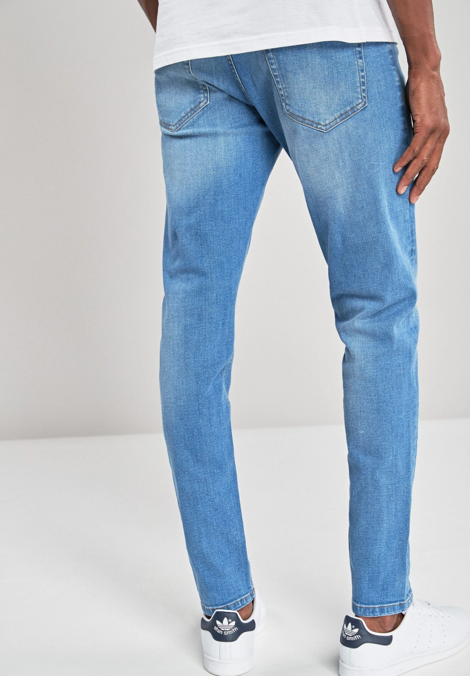 Next With Stretch - Jeans Skinny Fit - Mottled Blue 4 Next With Stretch - Jeans Skinny Fit - Mottled Blue - Afbeelding 2