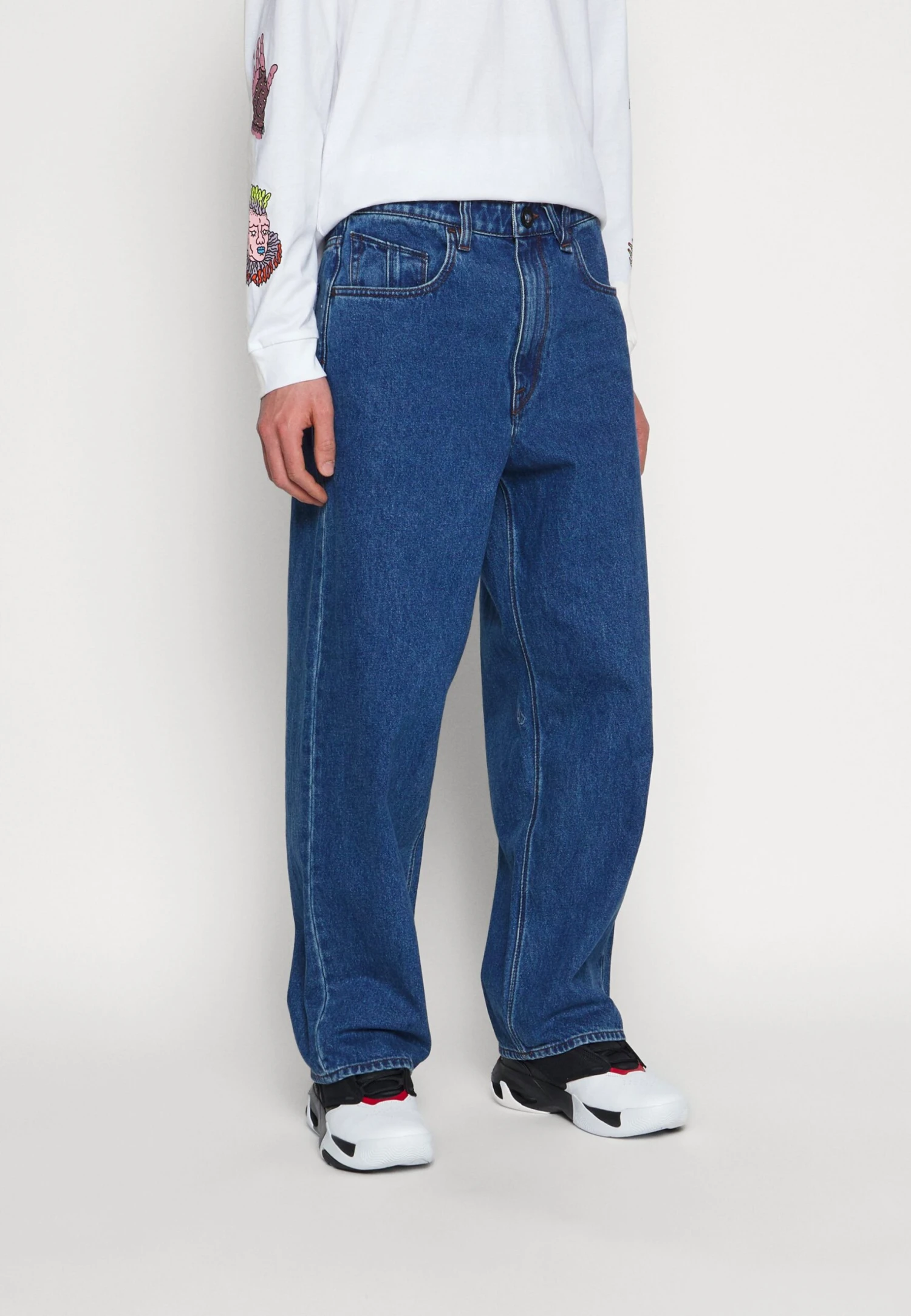 Volcom Billow - Relaxed Fit Jeans - Oliver Mid Blue 5 Volcom Billow - Relaxed Fit Jeans - Oliver Mid Blue - Afbeelding 3