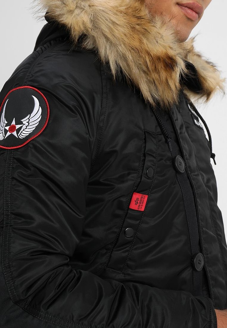 Alpha Industries Airborne - Winterjas - Black 8 Alpha Industries Airborne - Winterjas - Black - Afbeelding 6