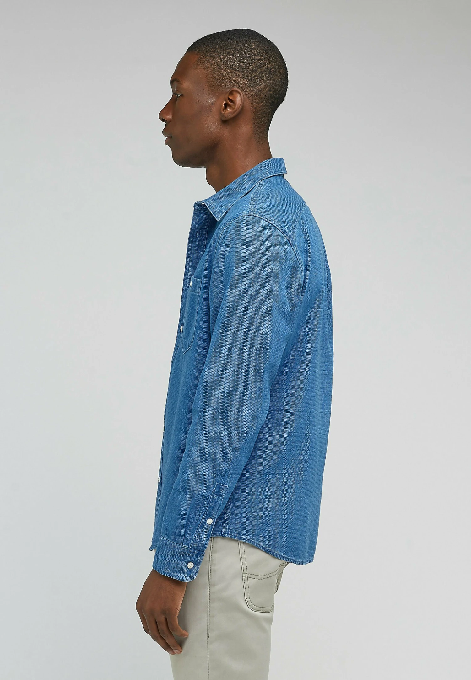 Lee Riveted- Overhemd - Anthem Blue 6 Lee Riveted- Overhemd - Anthem Blue - Afbeelding 4