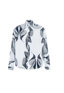 Lerchen-Print-Casual - Overhemd - Weiss -Jack and Jones Verkoopwinkel 46956742a7044a5fb141775620b5b878