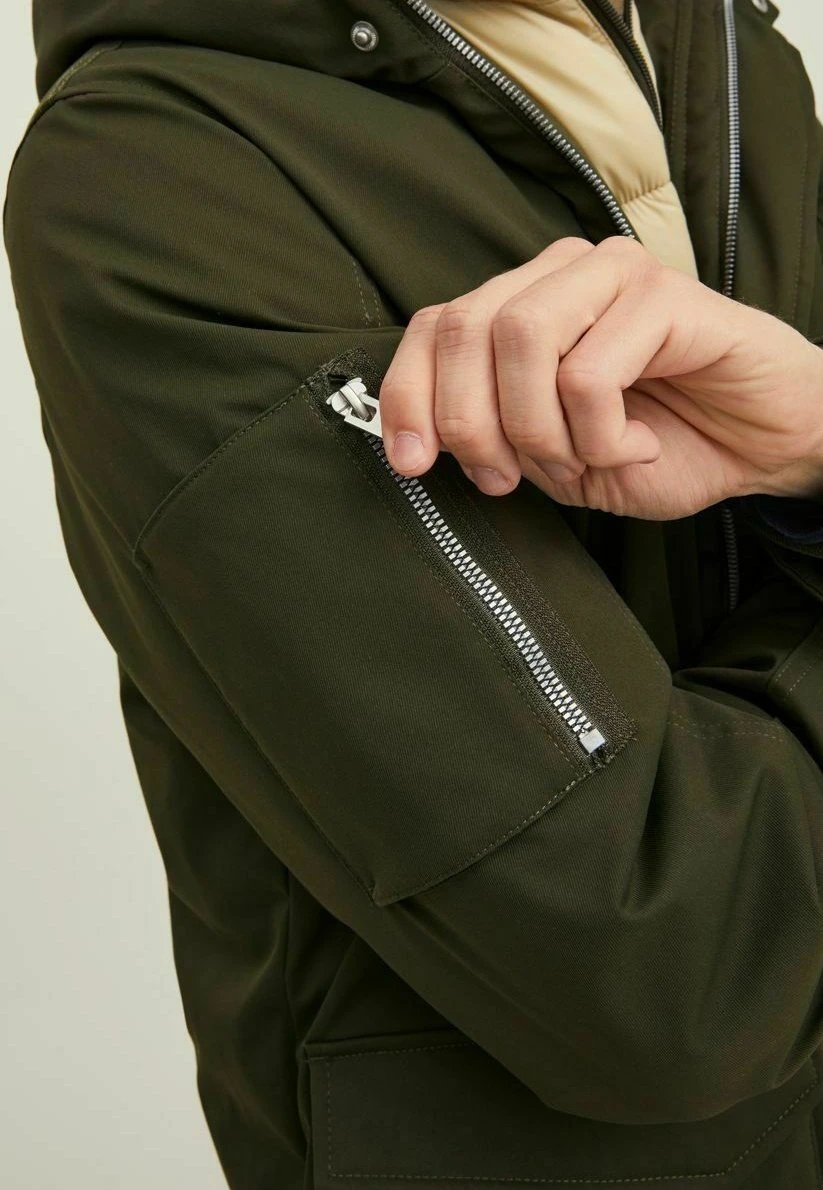 Jack & Jones Multi-Taschen - Parka - Forest Night 6 Jack & Jones Multi-Taschen - Parka - Forest Night - Afbeelding 4